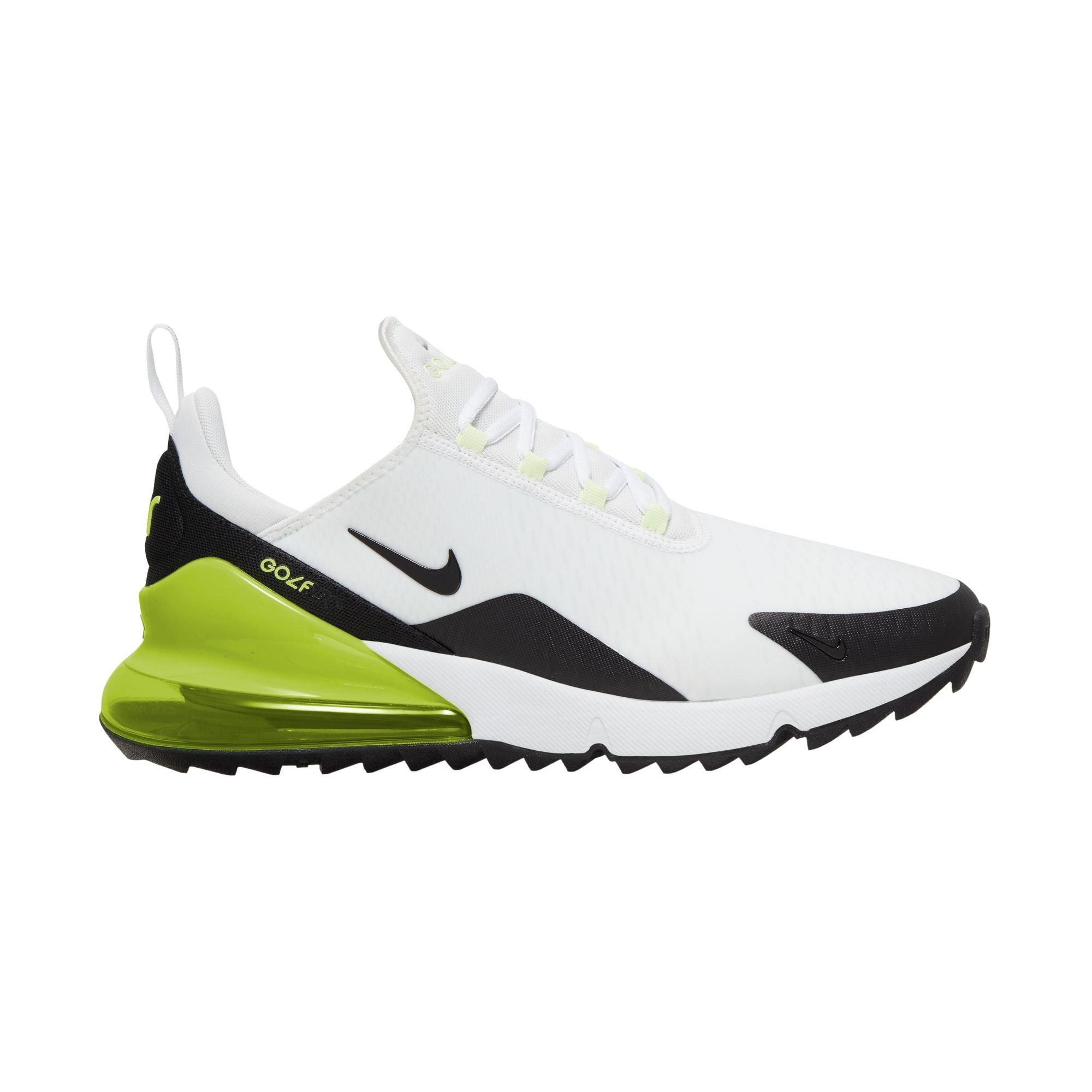 Men's Air Max 270 G Spikeless Golf Shoe - White/Black/Green | NIKE